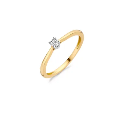1622BDI/54 BLUSH ZLATNI NAKIT 14ct ženski prsten