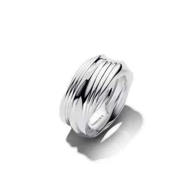 193890C00-54 PANDORA Twisted Double ženski prsten