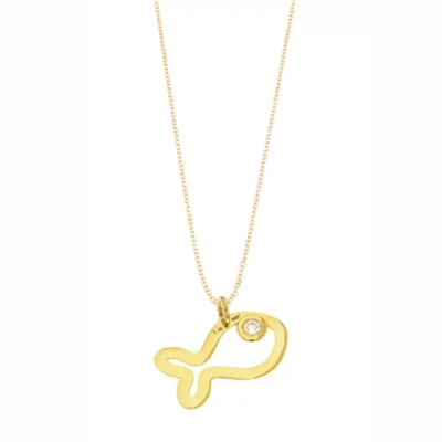 EBZ035092 EKAN NAKIT Diamond Symbols ogrlica 14k