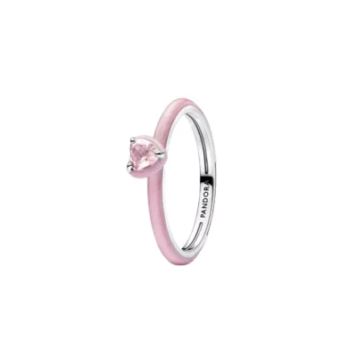 193088C02-52 PANDORA Pink Chakra Heart prsten