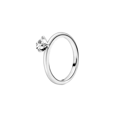 198691C01-50 PANDORA Clear Heart Solitaire ženski prsten
