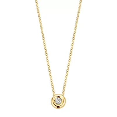 3113YDI  BLUSH ZLATNI NAKIT 14ct dijamant ženska ogrlica