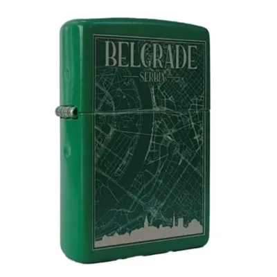 48459-107778 ZIPPO  Belgrade Map upaljač