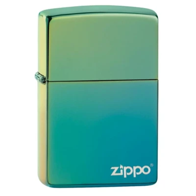 49191ZL ZIPPO Upaljač HP Teal Logo