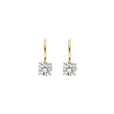 7296YZI BLUSH ženske  minduše  14ct zlato