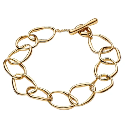 563864C00-2 PANDORA Organically Shaped Link ženska narukvica