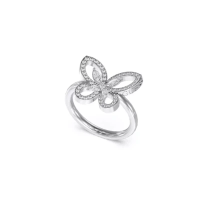 JUBR05115JWRH54 GUESS Silver ženski prsten